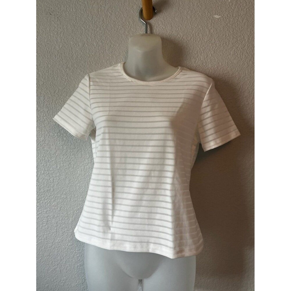 New Frontier Striped Tee M vintage 90’s y2k